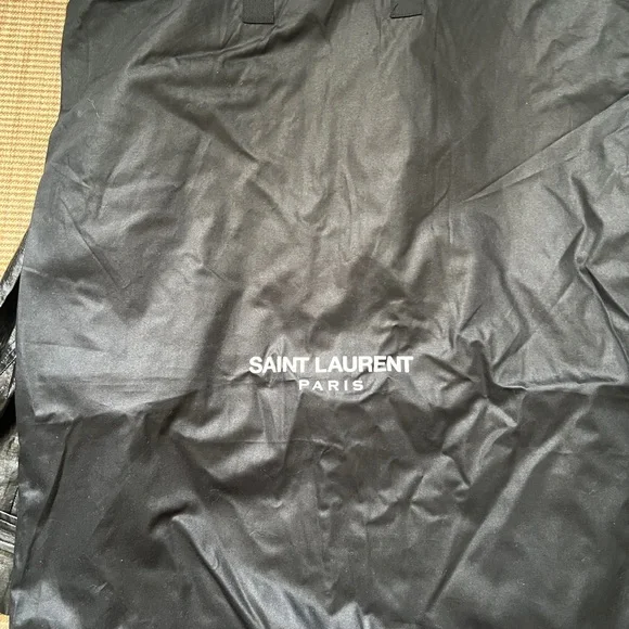 Saint Laurent black oversized trench coat with original dust bag - Picture 14 of 14